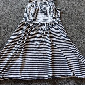 Old Navy Black and White Striped Dress